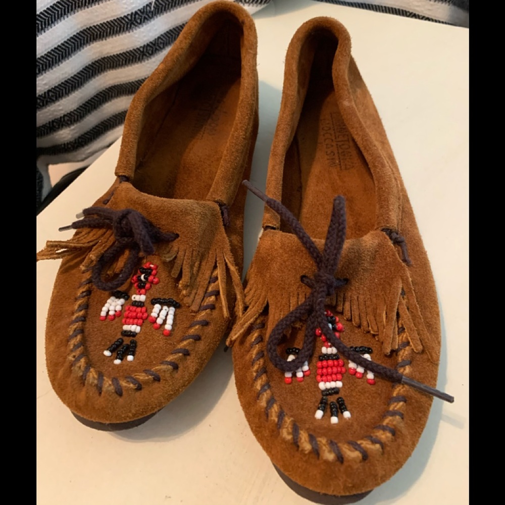 Cute signature moccasins